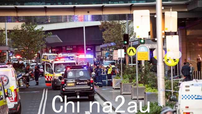 该事件​​于周六下午在 Bondi Junction 发生。图片：NCA NewsWire / Monique Harmer