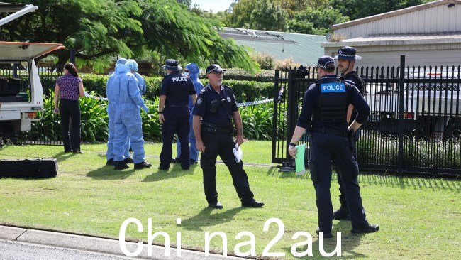 警方已展开凶杀案调查，并将一名 26 岁的 Boondall 男子带入警局对涉嫌袭击 Burpengary East 夫妇的拘留 图片：NCA NewsWire/David Clark