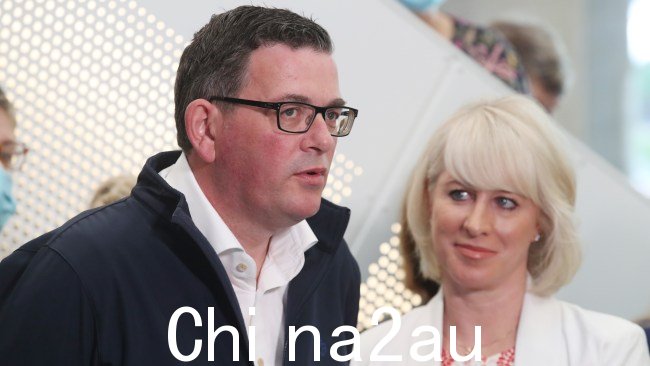 Daniel Andrews 的妻子 Catherine 当时正在开车图片：NCA NewsWire / David Crosling