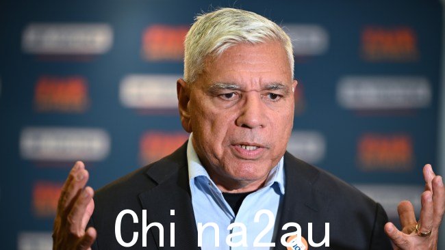 Mundine 先生在达博地区委员会提出澳大利亚日提案后对其进行了猛烈抨击。图片：NCA NewsWIRE / John Gass