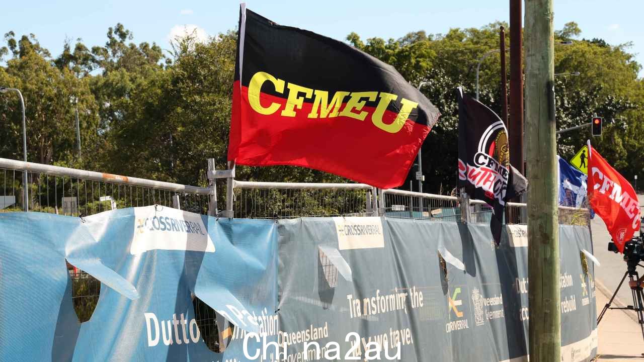 CFMEU 对工党的政治捐款在爆炸性的腐败指控后引起了人们的关注。图片：Liam Kidston