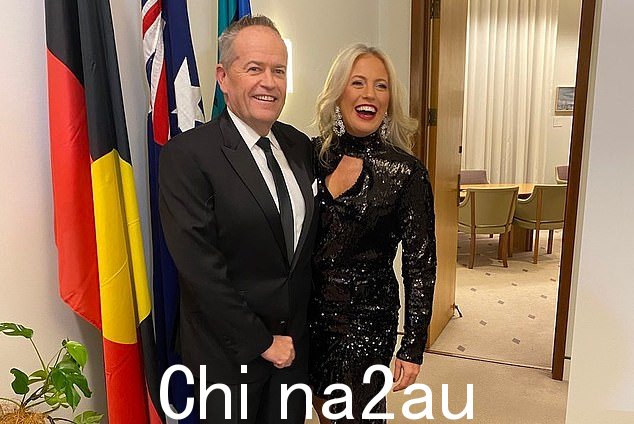 Bill Shorten 与妻子 Chloe 合影