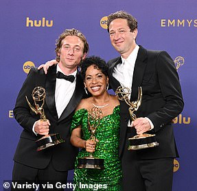 Jeremy Allen White、Ebon Moss-Bahrach 和 Liza Colon-Zayas 都因 The Bear 获胜