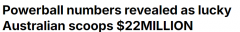 快速查看彩票玩家！澳大利亚强力球彩票开奖，一名幸运者中奖2200万澳元（图）