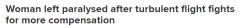 航班遭遇空中湍流，造成1人死亡、多人受伤！澳大利亚胸部以下瘫痪妇女讲述自己的惨痛经历并要求更多赔偿（图）
