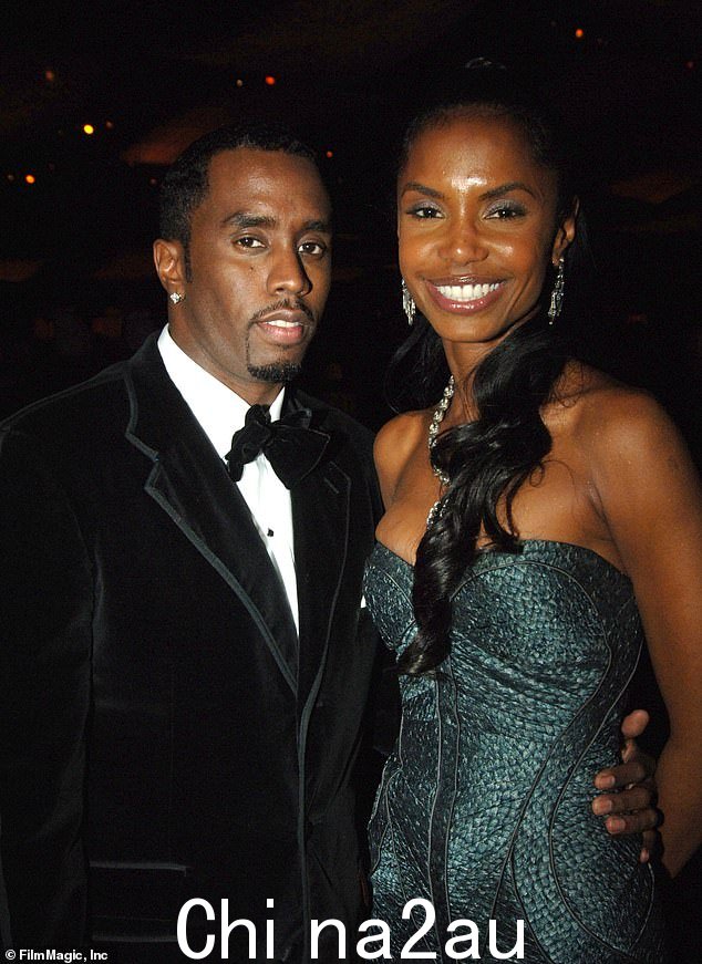 Diddy，在这里看到他和他的前女友 Kim Porter，