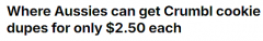 美国网红饼干在澳洲翻车，悉尼妈妈Woolies找到“替代品”，两块低至5.50澳元！美食狂潮（照片）