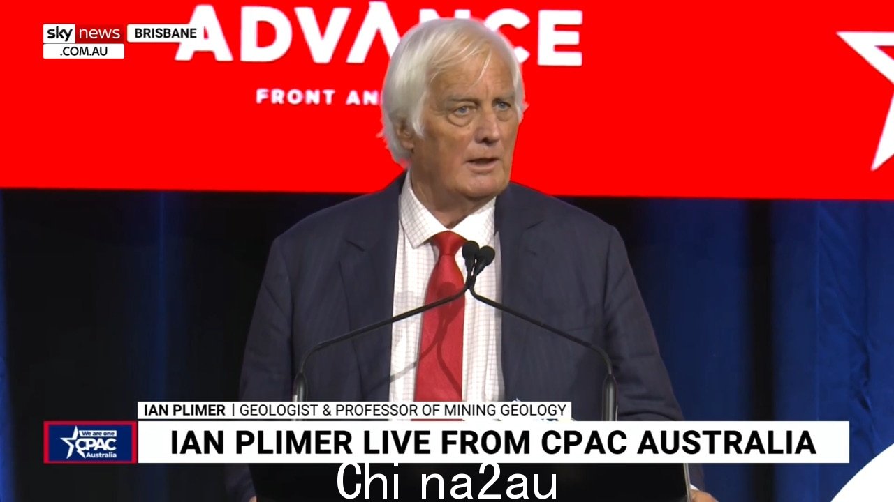 CPAC Australia 2024：地质学家和教授 I关于“净零洗钱”的 Plimer