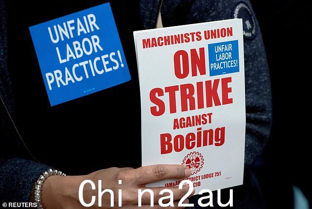 自 9 月 13 日以来，大约 33,000 名波音公司西海岸工会工人（大多数在华盛顿州）一直在罢工