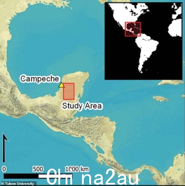 玛雅城市是在墨西哥坎佩切附近发现的ico 并覆盖约 21 平方英里