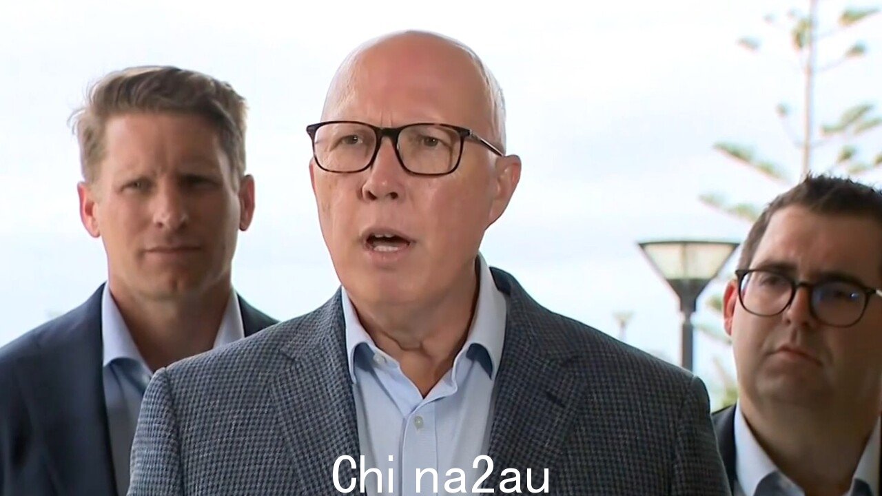 '纳税人资助的政治活动'：彼得·达顿 (Peter Dutton) 回击‘积极分子’ ABC 记者” fetchpriority=