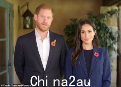 梅根·马克尔 (Meghan Markle) 重新穿上了她在怀阿奇 (Archie) 时首次穿的价值 3,290 美元的 Ralph Lauren 西装外套，并在视频中佩戴了皇家罂粟花