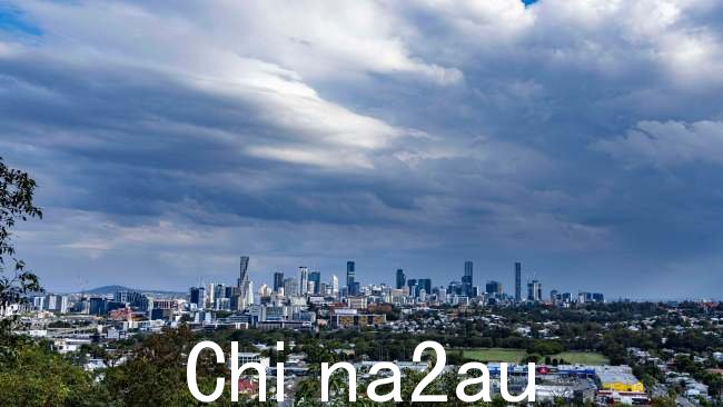 Stormy weather over Brisbane in September. Picture: Richard Walker / News Corp Australia