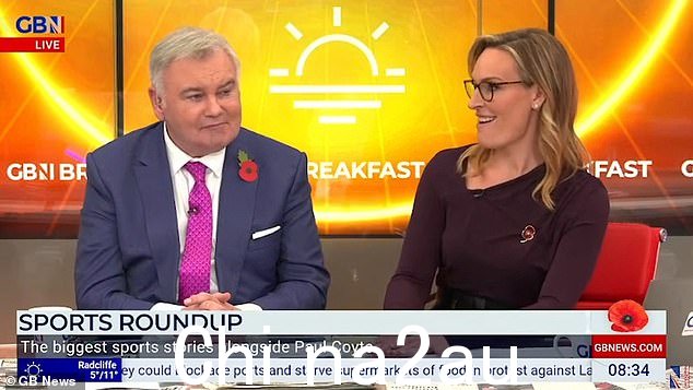 Eamonn Holmes 对他的搭档伊莎贝尔·韦伯斯特 (Isabel Webster) 进行了令人震惊的猛烈抨击，因为他们讨论了温布尔登冠军 Barbora Krejcikova 最近因外表受到批评