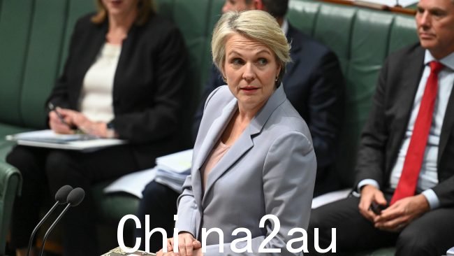 环境部长坦尼娅·普利伯塞克 (Tanya Plibersek) 于八月宣布决定停止修建金矿尾矿坝。图片：NCA NewsWire / Martin Ollman。