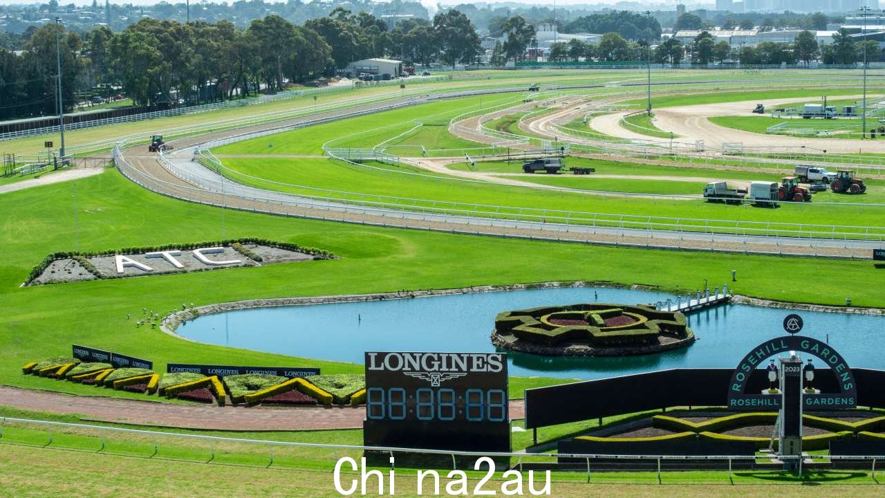 Rosehill Gardens Racecourse 将被重新开发为可容纳 25,000 人的迷你住宅-城市。图片：NCA NewsWire / Monique Harmer